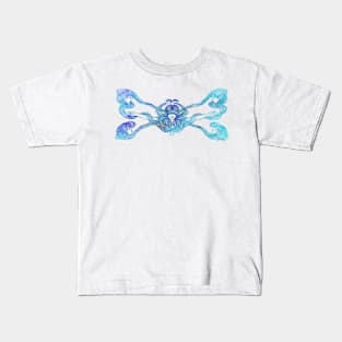 Hair Blind in Blue Kids T-Shirt